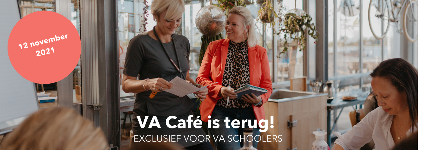 VA cafe exclusief voor VA Schoolers-header