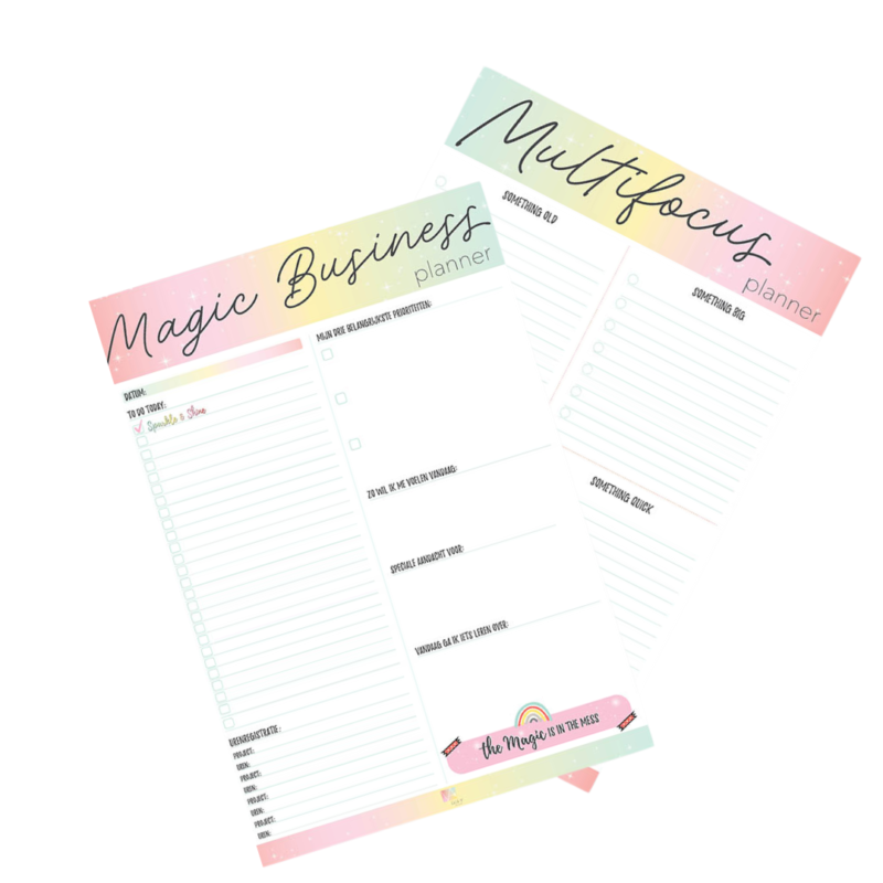 Set Magic business planner en Multifocus planner