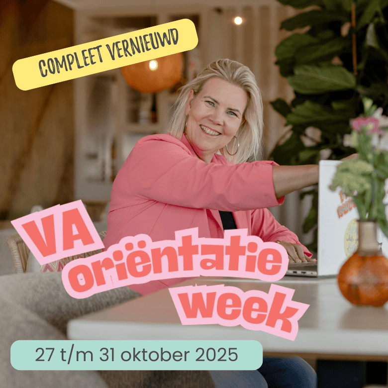 Virtual assistant oriëntatieweek - 27-31 oktober 2025