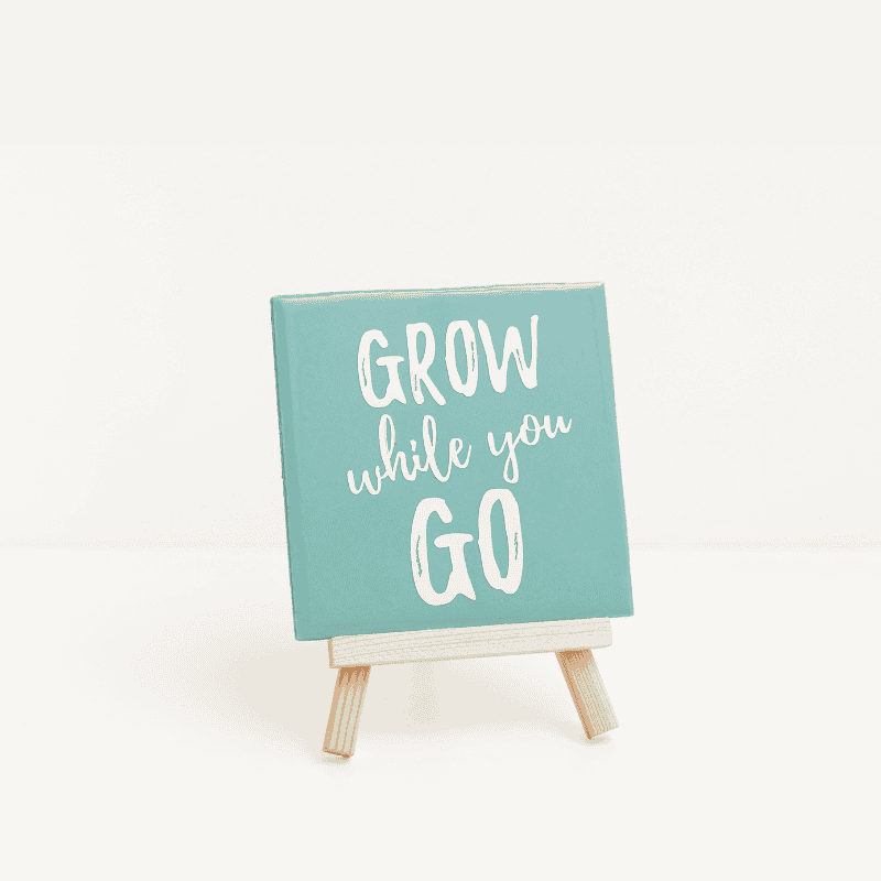 Shop 14 Grow while you go bordje mint groen