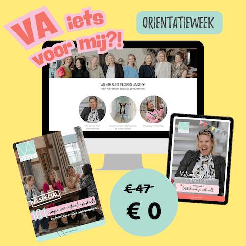 VA iets voor mij orientatieweek gratis mock up VA iets voor mij orientatieweek